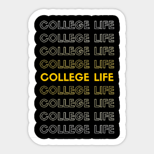 College Life Sticker